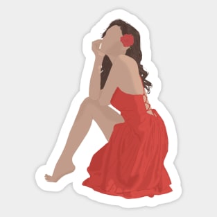 Red Moon Hwasa Sticker